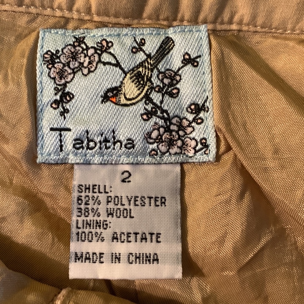 TABITHA. Tan Culotte with patch pockets. Wool ble… - image 4